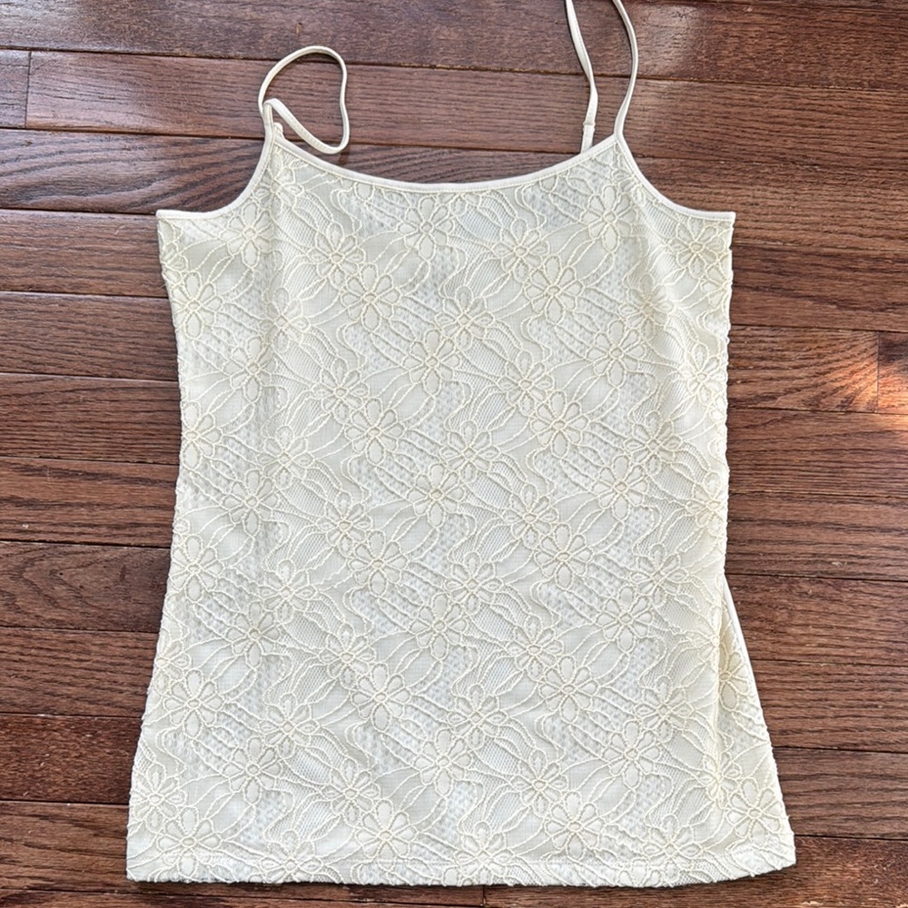 Ann Taylor Cream Camisole Top